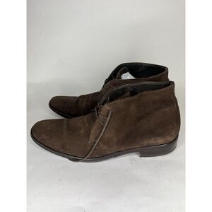 Tomax Brown Suede Leather Lace Up Ankle Chukka Boots Men Sz 10M US/43-44EU